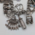 1970 British Vintage Sterling Silver Charm Bracelet 78g D&BS